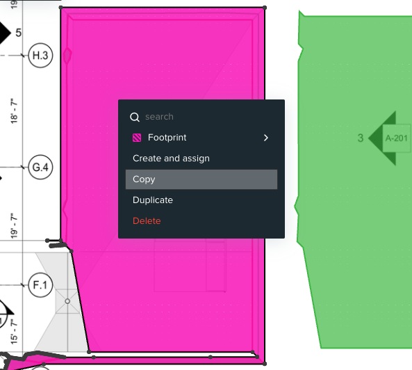 Copy/paste in the drawing editor